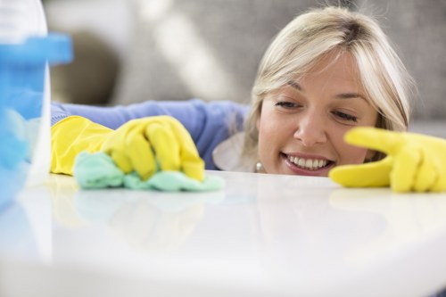 Carpet cleaning treatment in a stylish Primrose Hill property